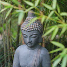 Load image into Gallery viewer, MGO Buddha Statue 26''H Meditative Indian Buddha Statue Buddha Sculpture with Dhyana Mudra Hand Gesture for Tranquil Home Decor Living Room Bedroom Office Tabletop and Gifts