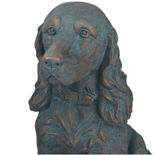 Load image into Gallery viewer, OUTOUR Dog Statue Outdoor Outdoor Statues MGO Sitting Cocker Spaniel Statue for Home Decor Patio Backyard Yard Lawn Large Garden Statues Sculpture, Grey 28''H
