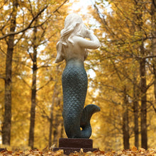 Load image into Gallery viewer, Mermaid Statue Large Size 37 Inch Magnesium Oxide Sculpture Indoor Outdoor Garden Patio Yard Lawn Porch Decor