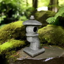Load image into Gallery viewer, 14’’ High Asian Solar-Powered Zen Pagoda Garden Statue LED Light Solar Lamp for Outdoor Japanese Decoration Aesthetic Garden Figurines