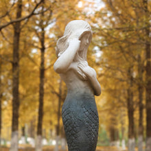 Load image into Gallery viewer, Mermaid Statue Large Size 37 Inch Magnesium Oxide Sculpture Indoor Outdoor Garden Patio Yard Lawn Porch Decor