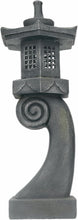 Load image into Gallery viewer, 40''H Janpanese Zen Garden Pagoda Resin Shinto Shrines Stone Lanter Large Pagoda Statue Stone Lantern Pagoda Sculpture Statue for Balcony Garden Patio Porch Decoration,Grey