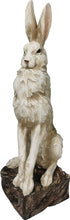 Load image into Gallery viewer, Large Size Noble Sitting Rabbit Bunny Realistic Rabbit Happy Easter Bunny Magnesium Oxide Stone Sculpture Decorations for Indoor Outdoor Garden Statue 30'' High