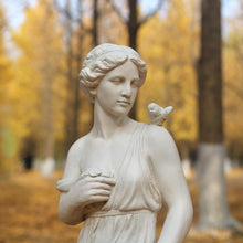 Load image into Gallery viewer, Outdoor Garden Statue Nymph Sculpture Goddess of Greek Mythology Roman Style Outdoor Patio Yard Lawn Porch Decor 32 Inch Ivory