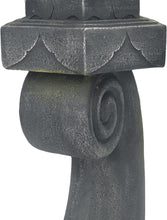 Load image into Gallery viewer, 40''H Janpanese Zen Garden Pagoda Resin Shinto Shrines Stone Lanter Large Pagoda Statue Stone Lantern Pagoda Sculpture Statue for Balcony Garden Patio Porch Decoration,Grey