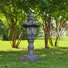 Load image into Gallery viewer, Large Pagoda Lantern Garden Statue 37" H Zen Asian Decor for Oriental Landscape Patio Lawn Yard Pond Asia Decoration Outdoor Indoor Meditation Resin Gifts