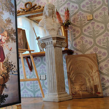 Load image into Gallery viewer, 38'' Tall Roman Column with Base Roman Pillar Greek Column Magnesium Oxide Large Size Statue Sculpture Pedestal Stand Holder for Indoor Outdoor Wedding Birthday Party Decor