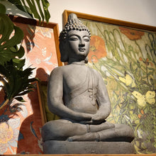 Load image into Gallery viewer, MGO Buddha Statue 26''H Meditative Indian Buddha Statue Buddha Sculpture with Dhyana Mudra Hand Gesture for Tranquil Home Decor Living Room Bedroom Office Tabletop and Gifts