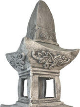 Load image into Gallery viewer, 35.5’’High Asian Zen Pagoda Magnesium Oxide Tall Lantern Statue Outdoor Sculpture for Garden Backyard Decor Pagoda Statue Miniature Tower Lantern Landscape Garden Decoration