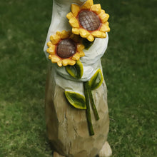 Load image into Gallery viewer, 35"H Resin Large Rabbit Statue Bunny with Sunflowers Sculpture Outdoor Statues Indoor Decor Animal Ornament for Home Garden Lawn Yard Patio Balcony Gifts Birthday Easter Housewarming Christmas