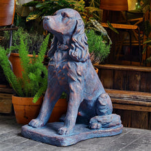 Load image into Gallery viewer, OUTOUR Dog Statue Outdoor Outdoor Statues MGO Sitting Cocker Spaniel Statue for Home Decor Patio Backyard Yard Lawn Large Garden Statues Sculpture, Grey 28''H
