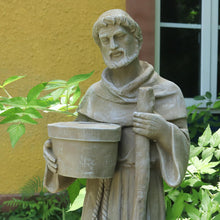 Load image into Gallery viewer, 36" H Large St.Francis of Assisi Statue Outdoor Decor for Garden Lawn Yard Porch Patio Hallway Religion Sculpture