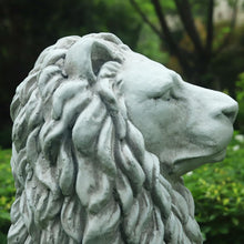 Load image into Gallery viewer, Lion Statue Outdoor Large 23''H Garden Statues MGO Outdoor Statue Guardian Lion Statues Home Decor Garden Decorative Outdoor Sculpture Patio Yard Lawn Decor, White