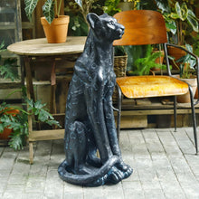 Load image into Gallery viewer, OUTOUR 35.5''H Large Leopard Statue Outdoor Leopard Statues MGO Cheetah Statue Leopard Sculpture Cheetah Sculpture for Home Decor Garden Decorative Outdoor Sculpture Patio Yard,Bronze Color