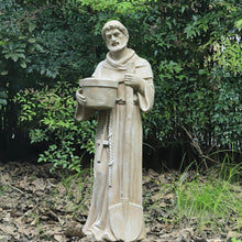 Load image into Gallery viewer, 36" H Large St.Francis of Assisi Statue Outdoor Decor for Garden Lawn Yard Porch Patio Hallway Religion Sculpture