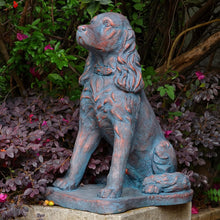 Load image into Gallery viewer, OUTOUR Dog Statue Outdoor Outdoor Statues MGO Sitting Cocker Spaniel Statue for Home Decor Patio Backyard Yard Lawn Large Garden Statues Sculpture, Grey 28''H