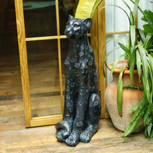 Load image into Gallery viewer, OUTOUR 35.5''H Large Leopard Statue Outdoor Leopard Statues MGO Cheetah Statue Leopard Sculpture Cheetah Sculpture for Home Decor Garden Decorative Outdoor Sculpture Patio Yard,Bronze Color