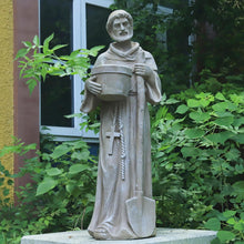 Load image into Gallery viewer, 36" H Large St.Francis of Assisi Statue Outdoor Decor for Garden Lawn Yard Porch Patio Hallway Religion Sculpture