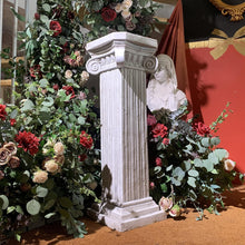 Load image into Gallery viewer, 38'' Tall Roman Column with Base Roman Pillar Greek Column Magnesium Oxide Large Size Statue Sculpture Pedestal Stand Holder for Indoor Outdoor Wedding Birthday Party Decor