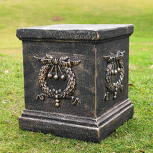 Load image into Gallery viewer, Garden Ear of Wheat Pedestal Statue Outdoor Base Decorative Sculpture Garden Flower Pot Side Table Yard Patio Deck Home Hallway Sculpture