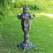 Load image into Gallery viewer, Large Pagoda Lantern Garden Statue 37" H Zen Asian Decor for Oriental Landscape Patio Lawn Yard Pond Asia Decoration Outdoor Indoor Meditation Resin Gifts