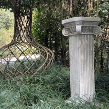 Load image into Gallery viewer, 38'' Tall Roman Column with Base Roman Pillar Greek Column Magnesium Oxide Large Size Statue Sculpture Pedestal Stand Holder for Indoor Outdoor Wedding Birthday Party Decor