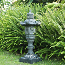 Load image into Gallery viewer, Large Pagoda Lantern Garden Statue 37" H Zen Asian Decor for Oriental Landscape Patio Lawn Yard Pond Asia Decoration Outdoor Indoor Meditation Resin Gifts