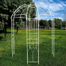 Load image into Gallery viewer, OUTOUR French Style Birdcage Shape Heavy Duty Gazebo, 9' Highx 6'6" Wide, Pergola Pavilion Arch Arbor Arbour Plants Stand Rack for Wedding Outdoor Garden Lawn Backyard Patio,Climbing Vines,Roses,White