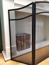 Load image into Gallery viewer, Kamin Kunge 3 Panels Fireplace Screen with Arch Frame Simple Design 48"(L) x 29"(H),Black