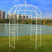 Load image into Gallery viewer, GENUINQ  Metal French Style 4-Sided Birdcage Shape 9'Highx 6‘6"Wide Gazebo Garden Arbors Arch