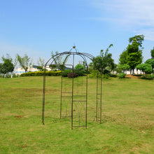 Load image into Gallery viewer, GENUINQ  Metal French Style 4-Sided Birdcage Shape 9'Highx 6‘6"Wide Gazebo Garden Arbors Arch