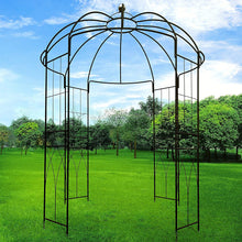 Load image into Gallery viewer, GENUINQ  Metal French Style 4-Sided Birdcage Shape 9'Highx 6‘6"Wide Gazebo Garden Arbors Arch