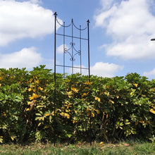 Load image into Gallery viewer, OUTOUR Larger Garden Trellis Plant Support Wire Lattice Grid Panel Stake Fence, 72"x20", for Climbing Plants Vegetables Clematis Lawn Backyard, Black