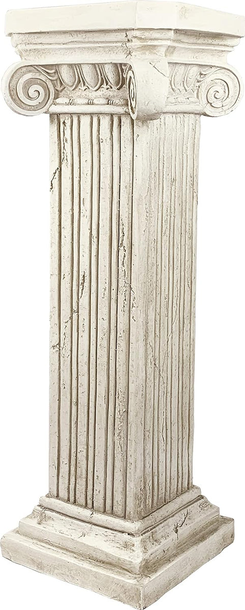 38'' Tall Roman Column with Base Roman Pillar Greek Column Magnesium O ...