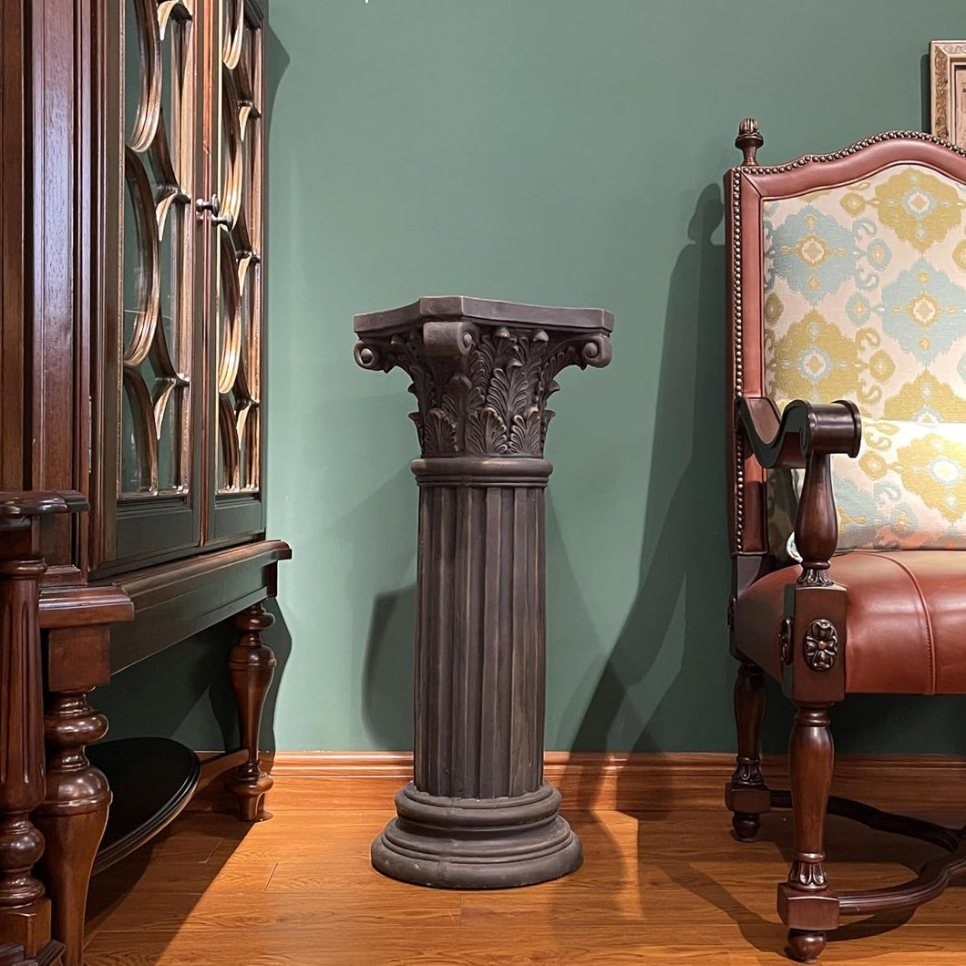 indoor pillar plant stand OUTOUR Unique Magnesium Oxide Corinthian Greek Column Pillar with Stan – outourgarden