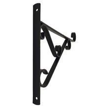 Load image into Gallery viewer, OUTOUR Iron Heavy Duty 14&quot; Plant Hook Planter Hanger Bracket for Hanging Wall Garden Patio Indoor Outdoor Décor Balcony Hall Porch Matte Black
