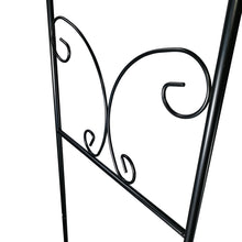 Load image into Gallery viewer, OUTOUR Metal Garden Arch Arbor Arbour Archway for Climbing Plants Roses Vines wedding
