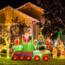 Load image into Gallery viewer, OUTOUR Inflatable Christmas train front
