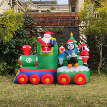 Load image into Gallery viewer, OUTOUR Inflatable Christmas train front
